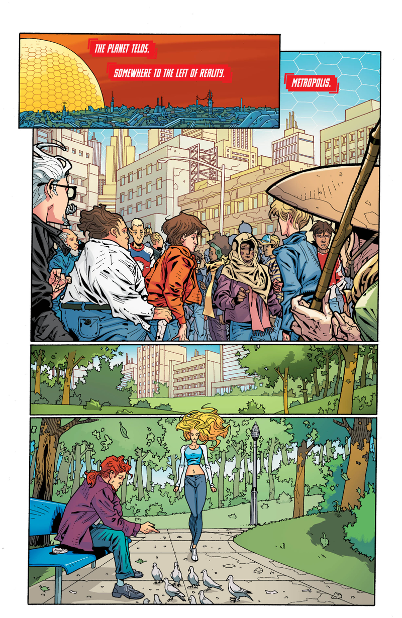 Illustration for article titled Exclusive DC preview: Convergence gets irreverent with Supergirl: Matrix